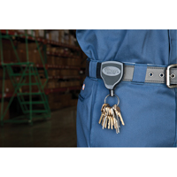 Super48™ Key Chains, Polycarbonate, 48" Cable, Belt Clip Attachment TLZ008 | OSI Industrial Sales