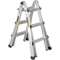 Telescoping Multi-Position Ladder, 2.916' - 9.75', Aluminum, 300 lbs., CSA Grade 1A VD689 | OSI Industrial Sales
