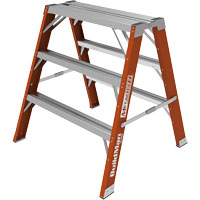 Buildman™ Step-up Workbench, 3' H x 34.75" W x 33.25" D, 300 lbs. Capacity, Fibreglass VD700 | OSI Industrial Sales